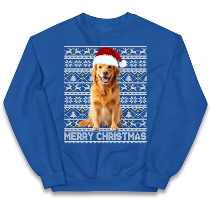 Merry Christmas Dog kids sweatshirt