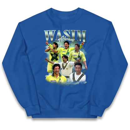 Wasim Akram kids sweatshirt