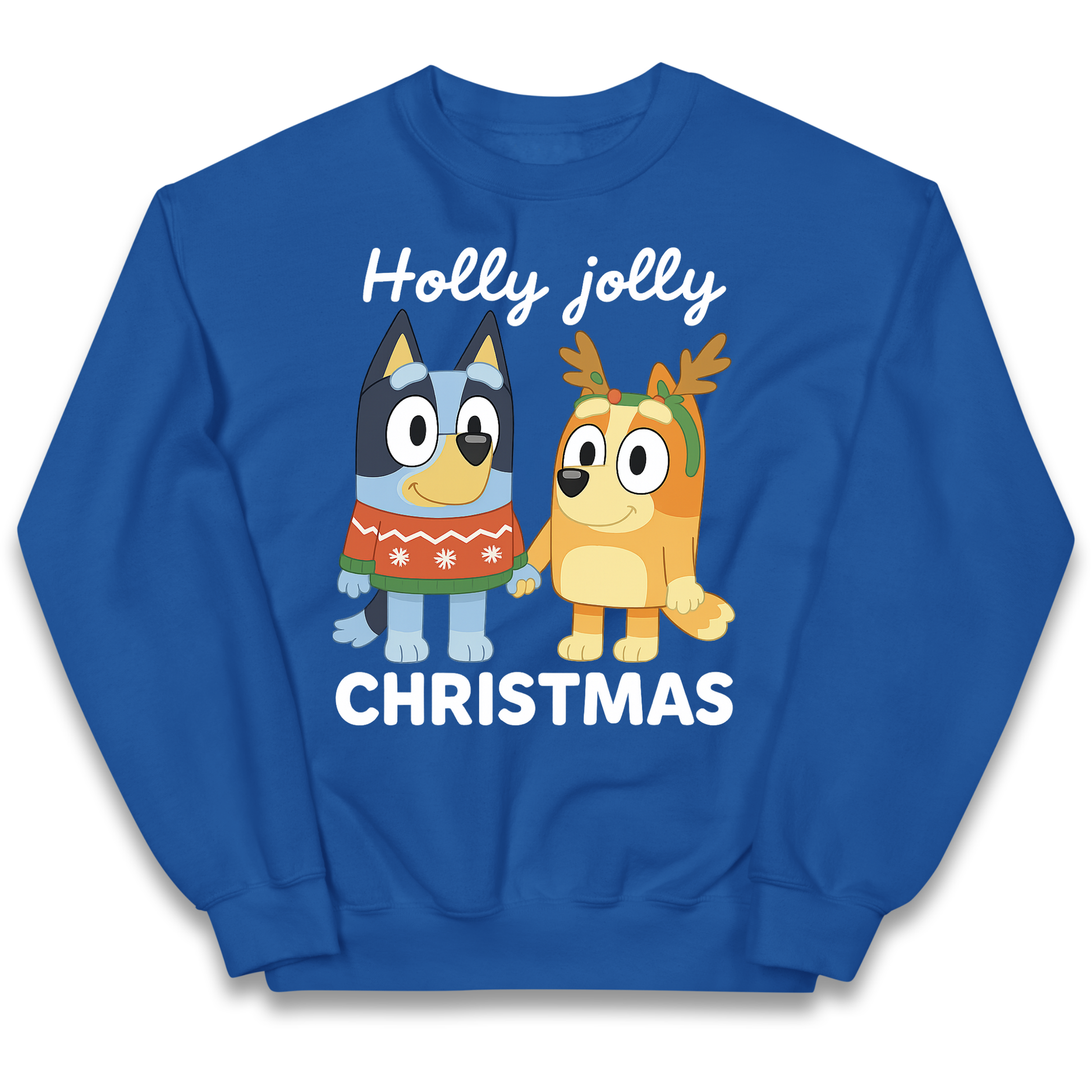 Kids Bluey Christmas Sweater