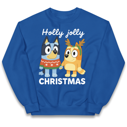 Kids Bluey Christmas Sweater