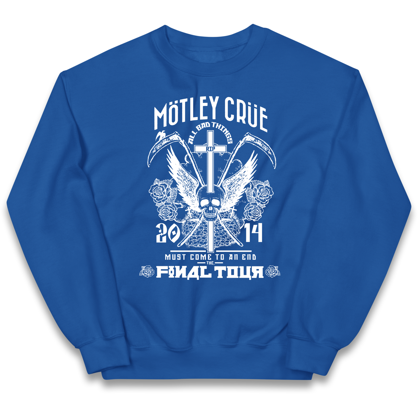 Motley Crue All Bad Things kids sweatshirt