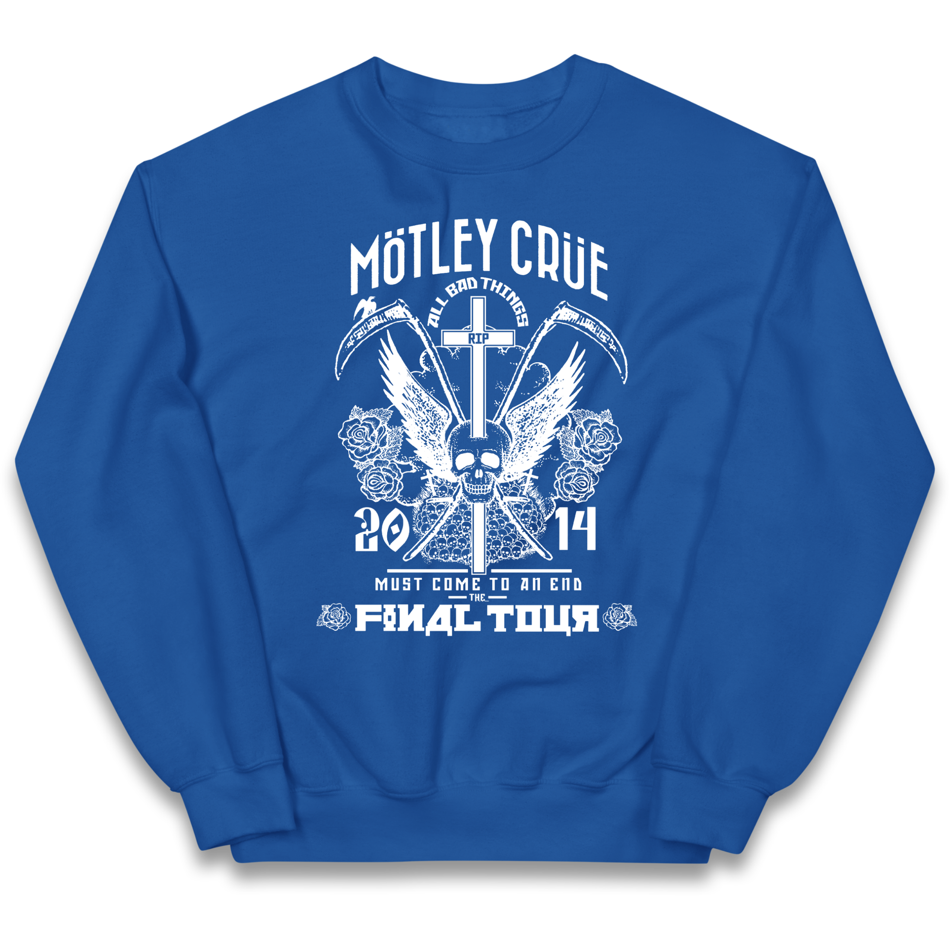 Motley Crue All Bad Things kids sweatshirt