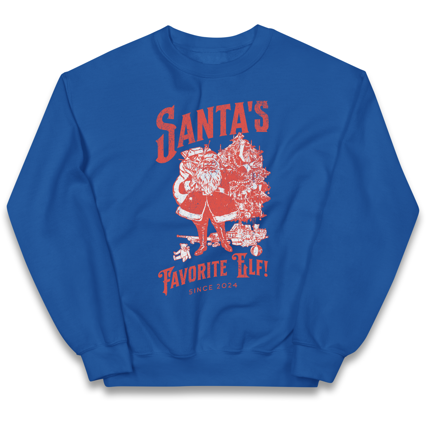 Santas Favourite Elf Christmas kids sweatshirt