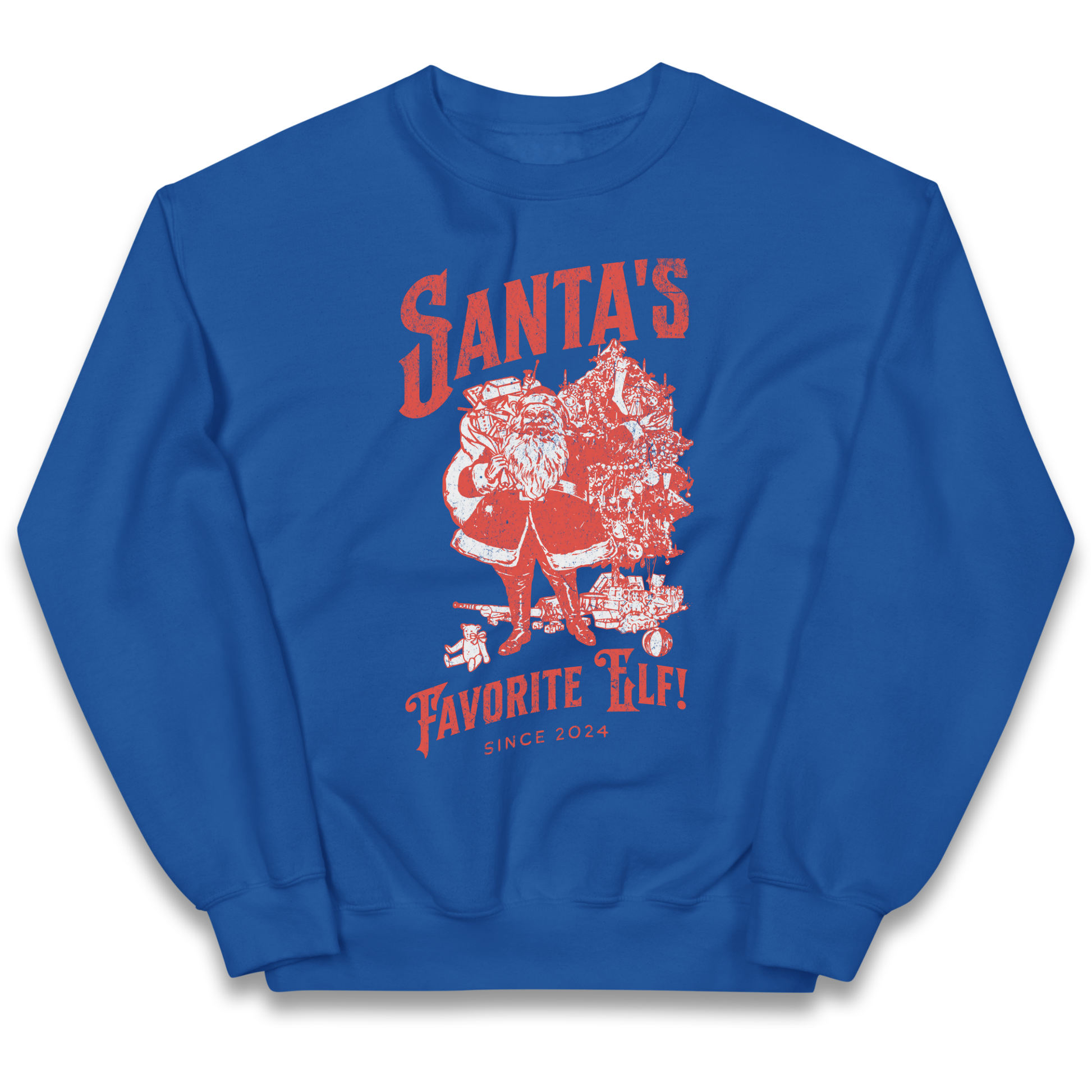 Santas Favourite Elf Christmas kids sweatshirt