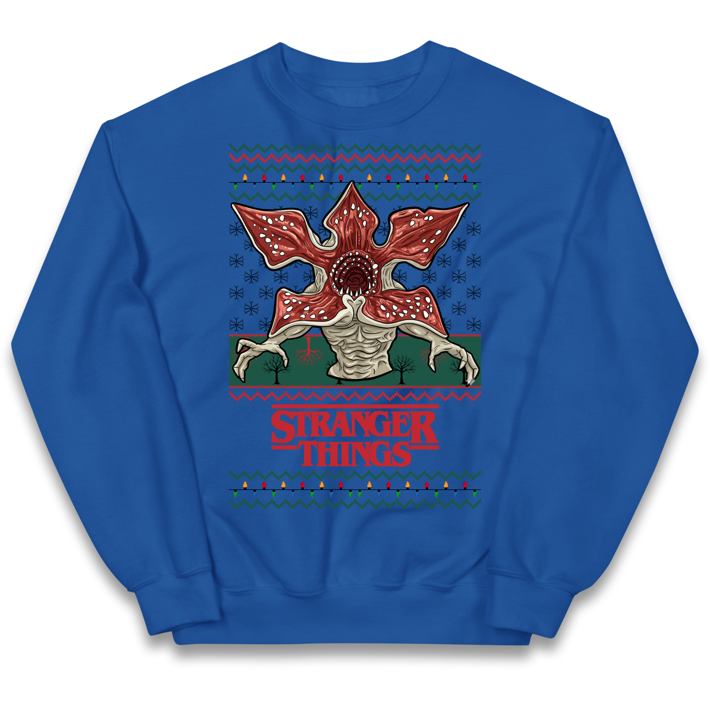 Demogorgon Christmas Kids Jumper