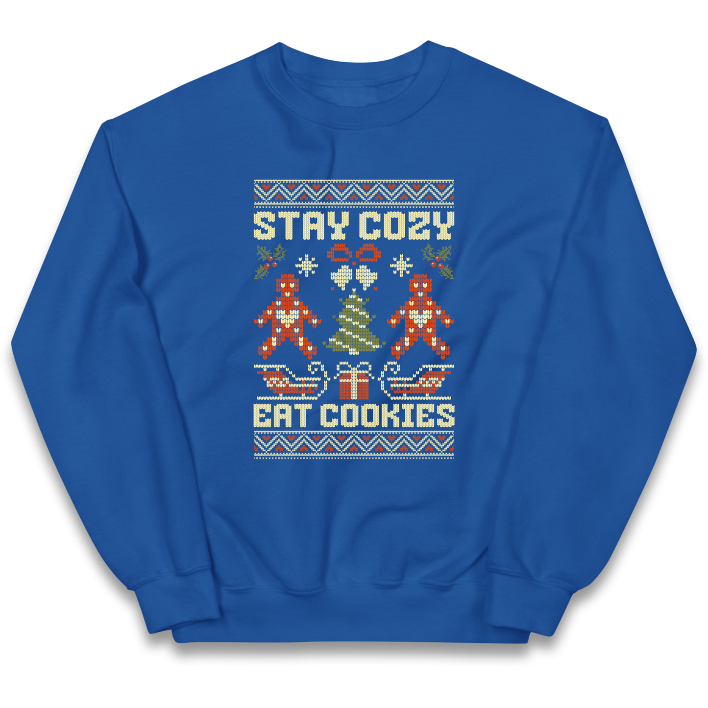 Stay Cozy Eat Cookies Christmas kids sweatshirt