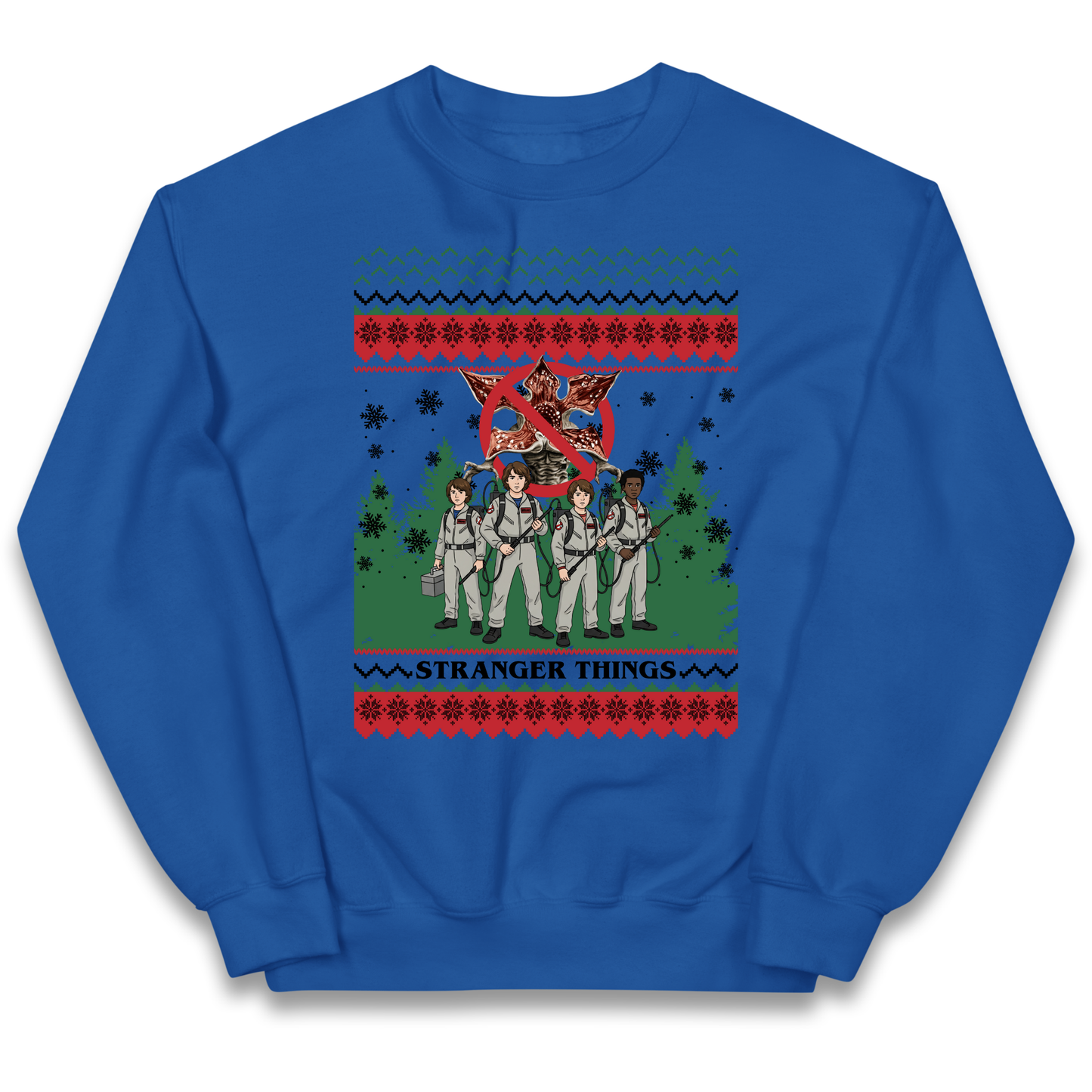 Stranger Things Demogorgon Christmas Kids Jumper