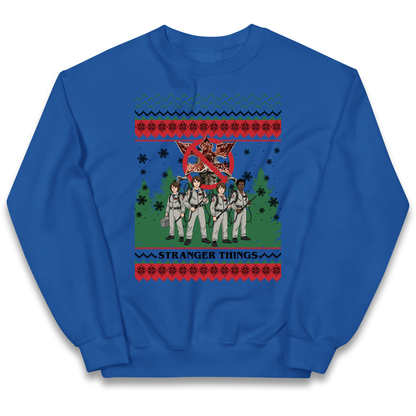 Stranger Things Demogorgon Christmas Kids Jumper