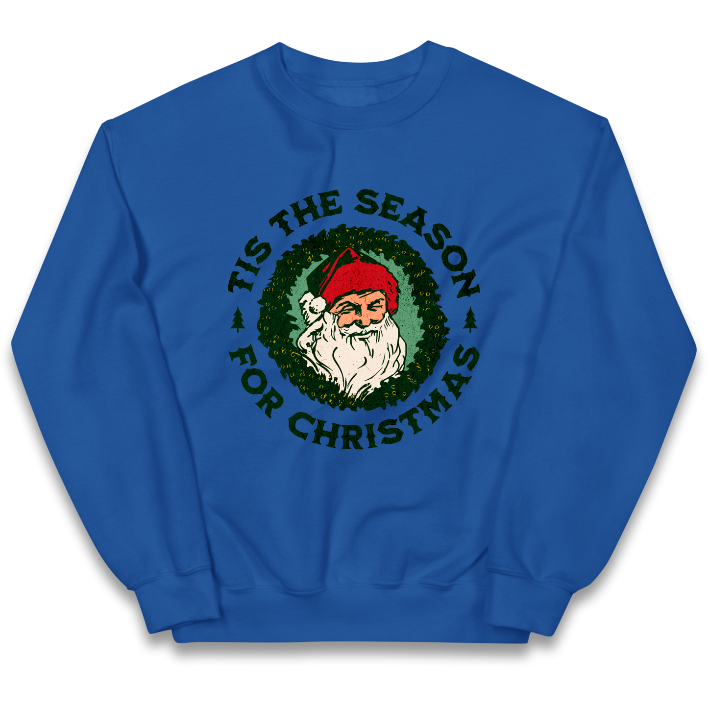 Tis The Season Santa Claus Christmas kids sweatshirt