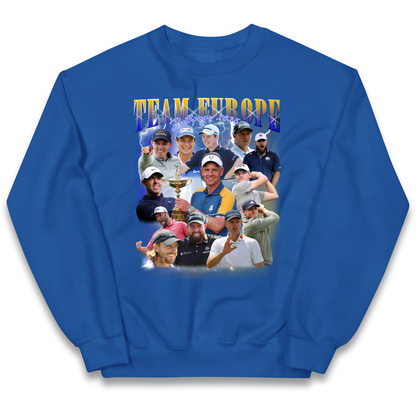Ryder Cup 2025 Team Europe kids sweatshirt