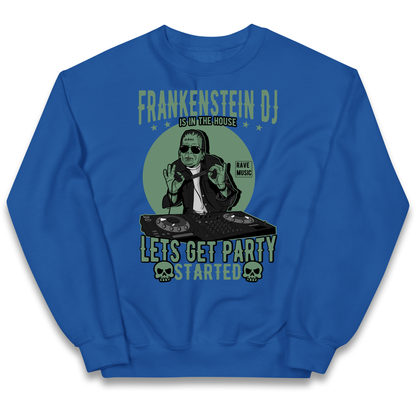 Frankenstein DJ kids sweatshirt