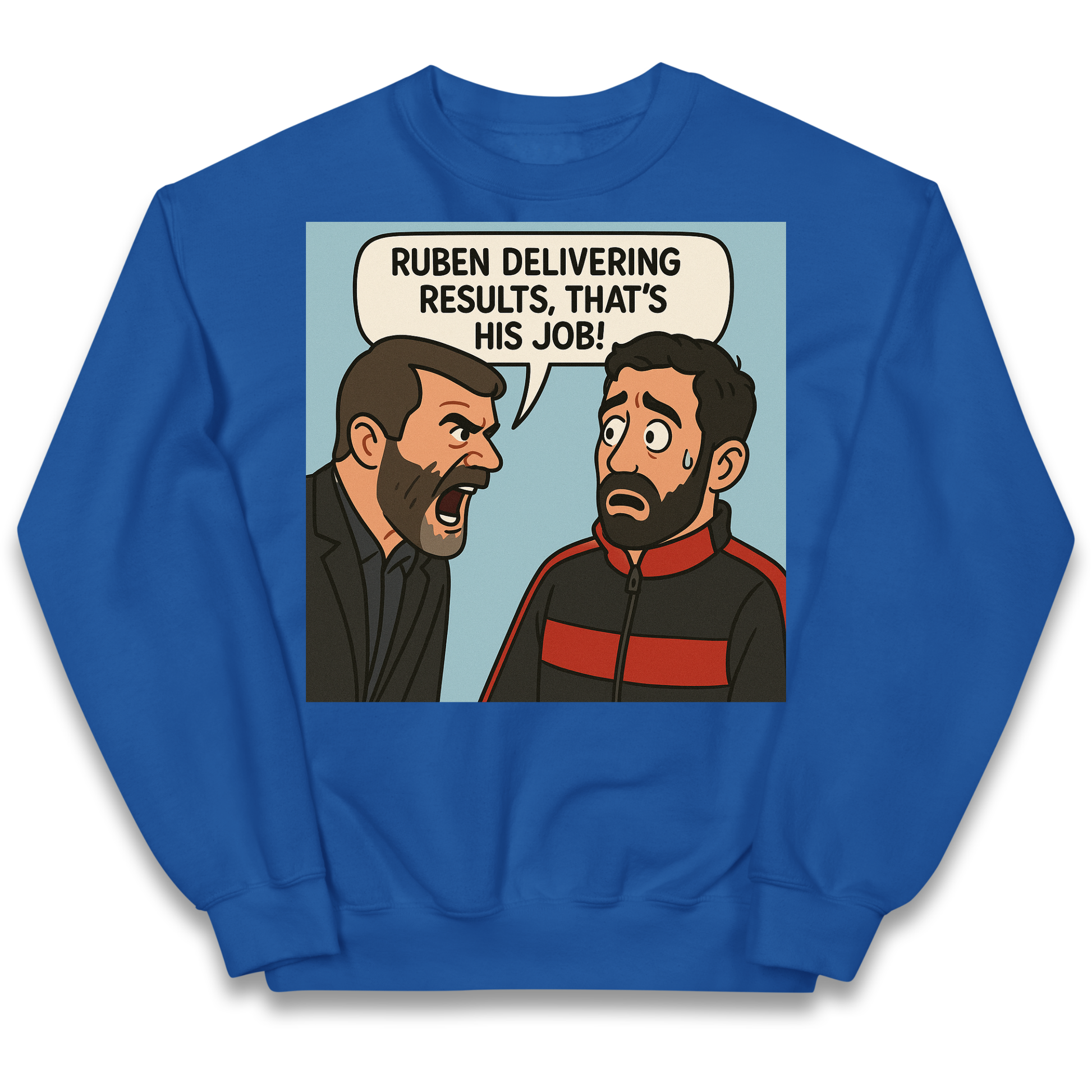 Ruben Delivering Results That's His Job kids sweatshirt