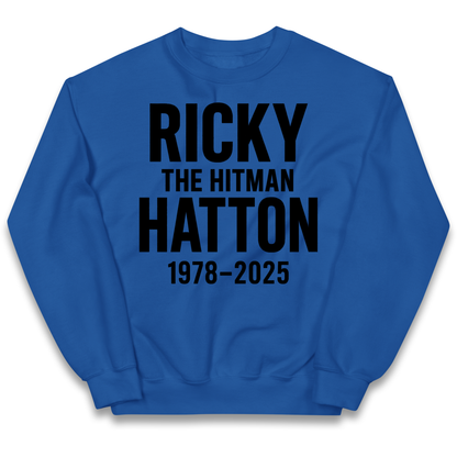 Ricky The Hitman Hatton 1978 2025 kids sweatshirt