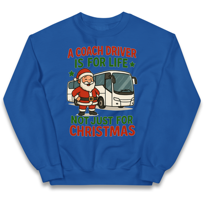 Coach Driver Christmas Kids Jumper