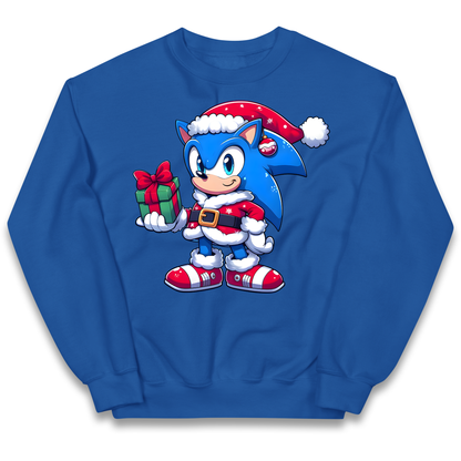 Sonic The Hedgehog Santa kids sweatshirt