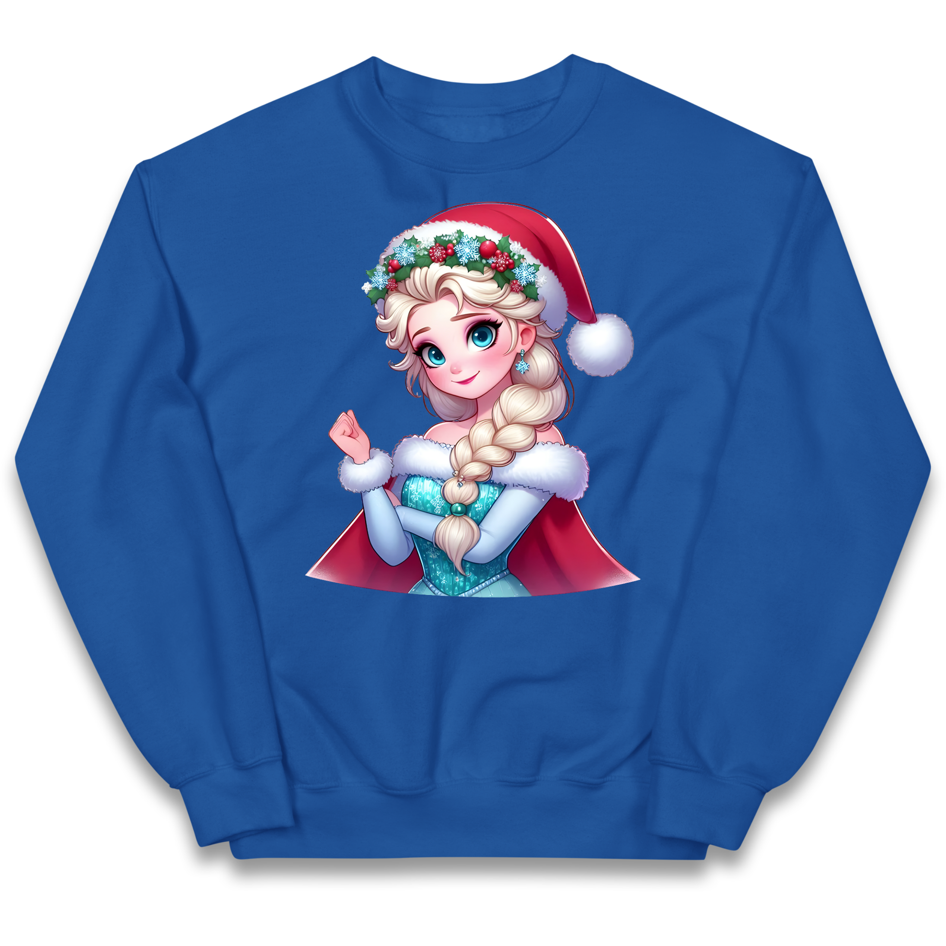 Elsa Frozen Santa kids sweatshirt