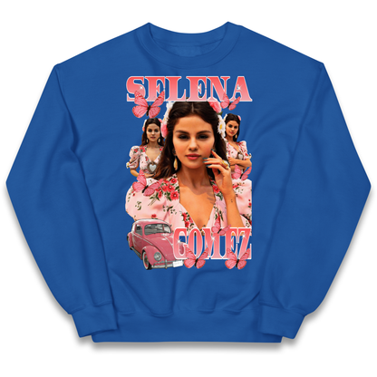 Selena Gomez Pink kids sweatshirt