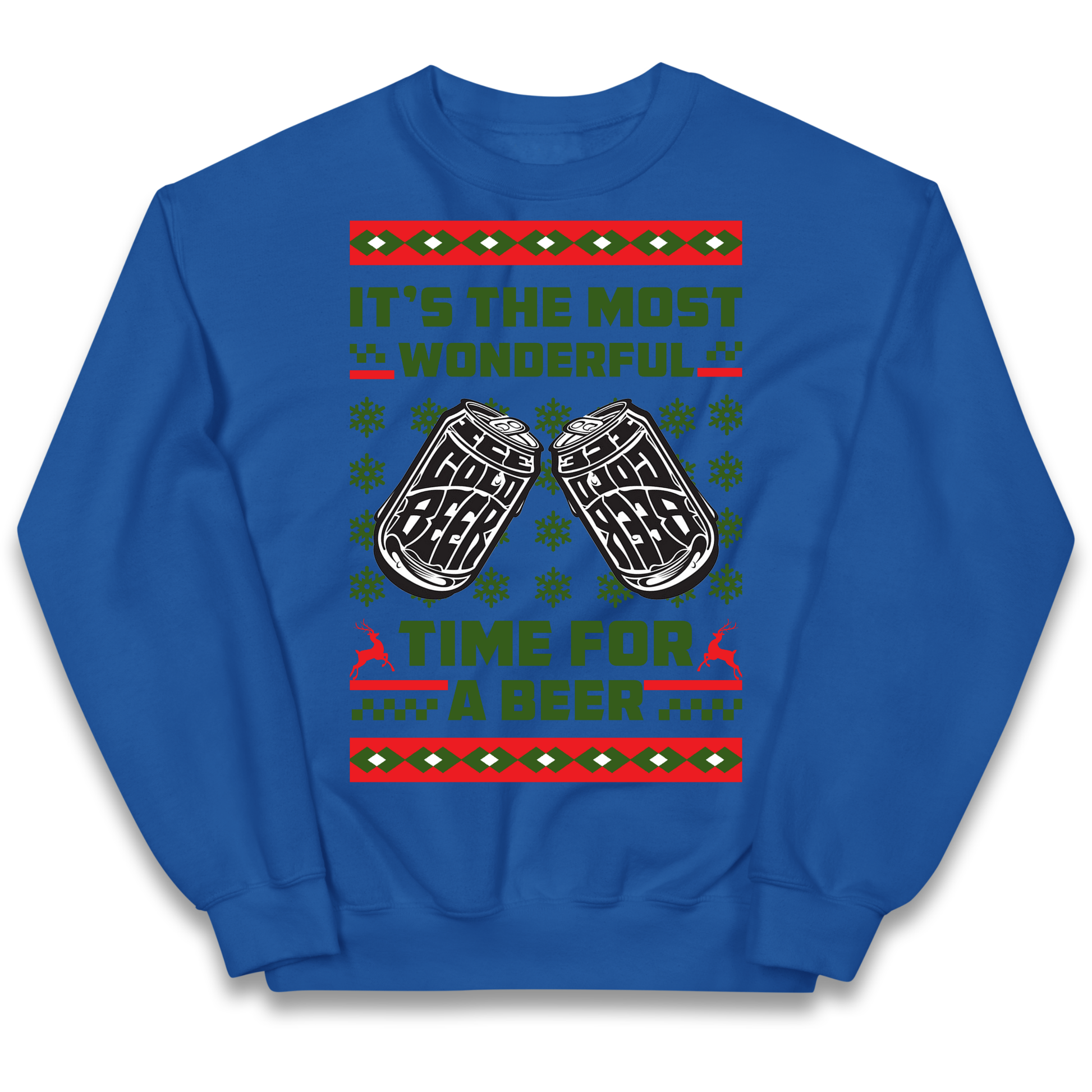 Its The Most Wonderful Time For A Beer Christmas kids sweatshirt