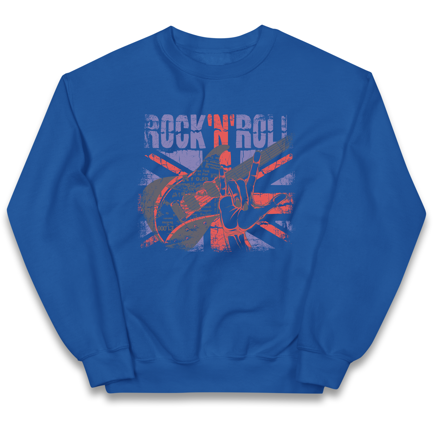 Rock N Roll Union Jack kids sweatshirt