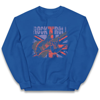 Rock N Roll Union Jack kids sweatshirt