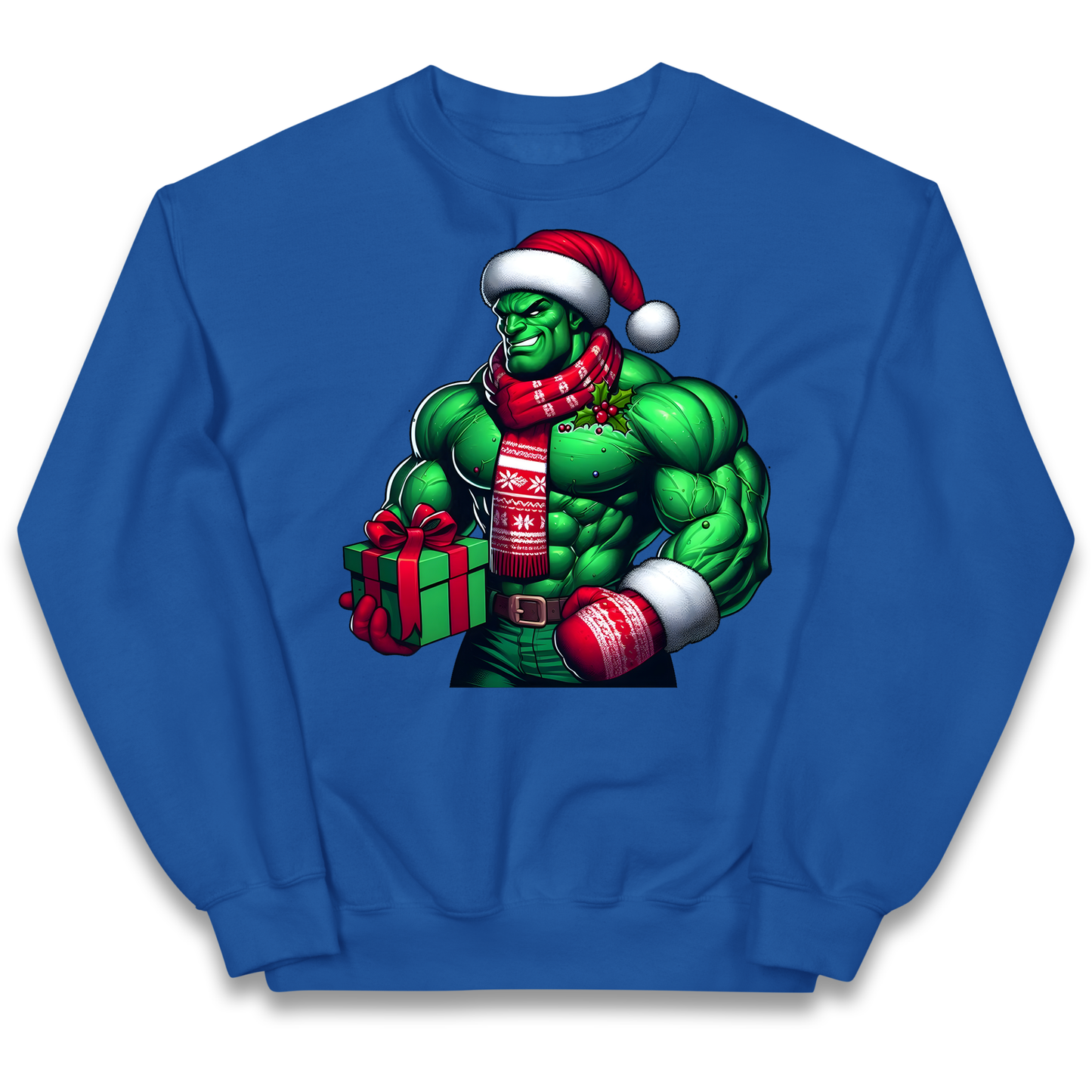 The Hulk Santa kids sweatshirt