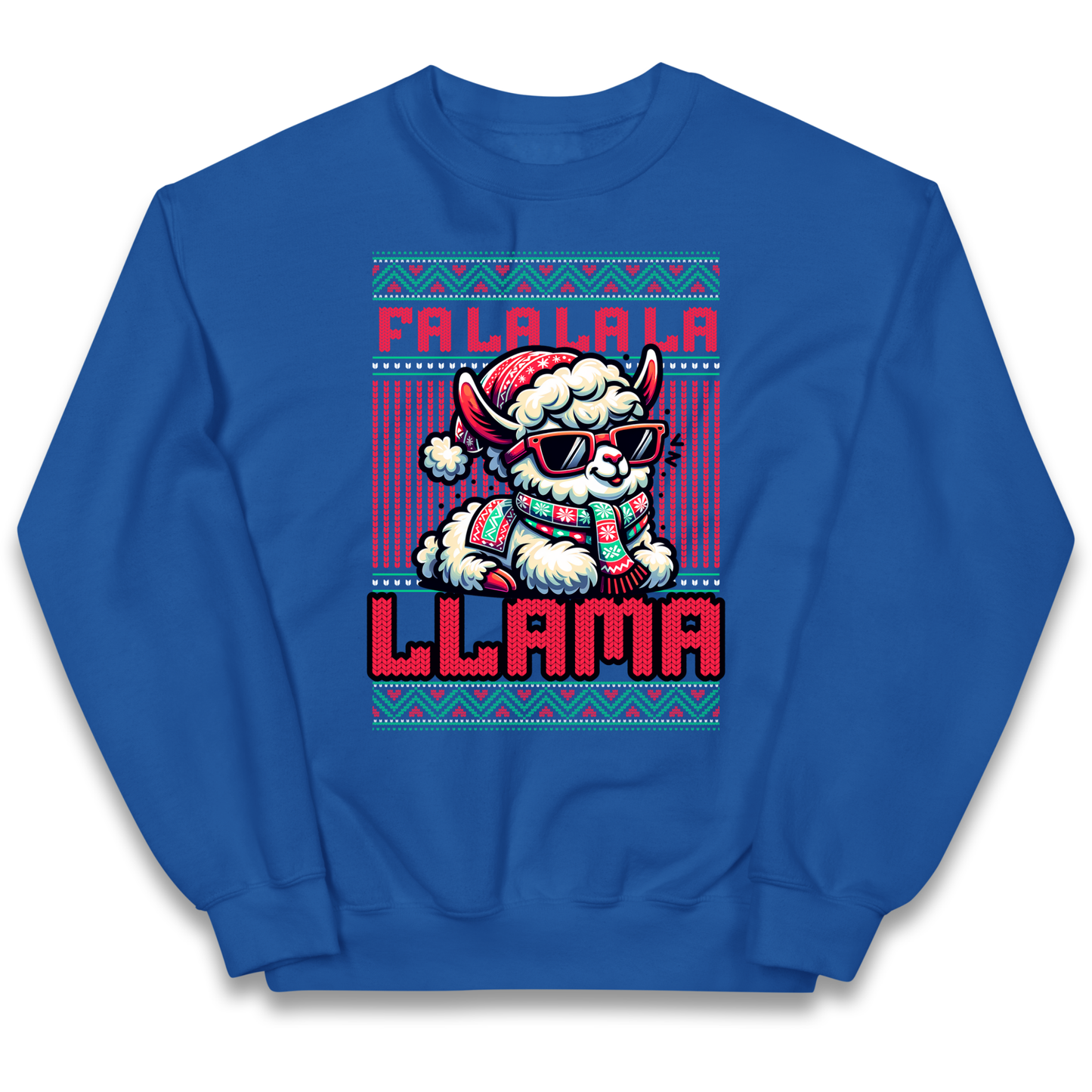 FA LA LA LA LLAMA kids sweatshirt