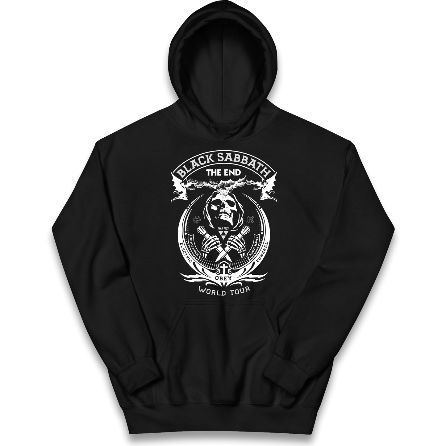Black Sabbath The End World Tour Kids Hoodie