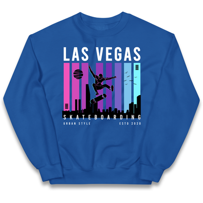 Las Vegas Skateboarding kids sweatshirt