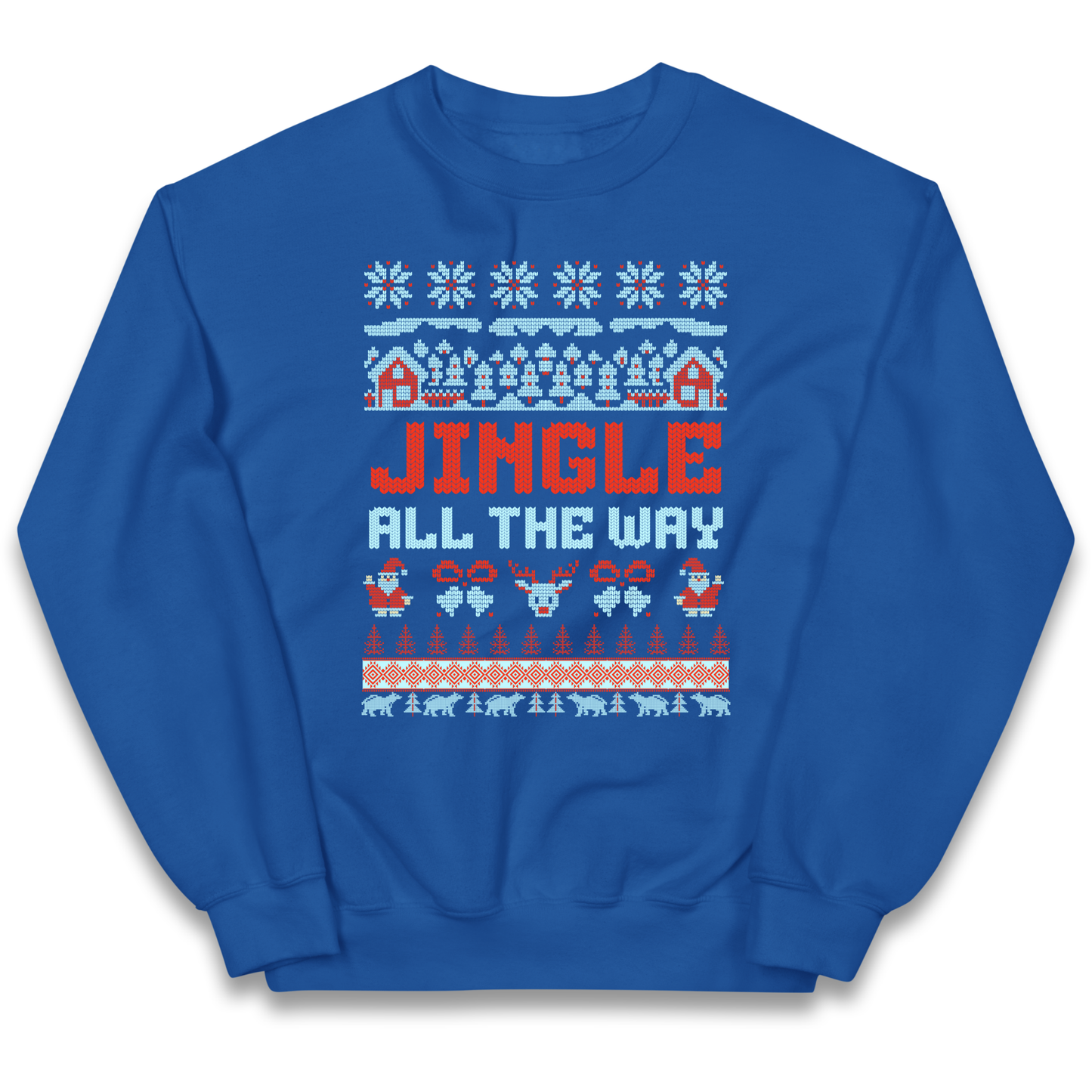 Jingle All The Way Christmas kids sweatshirt