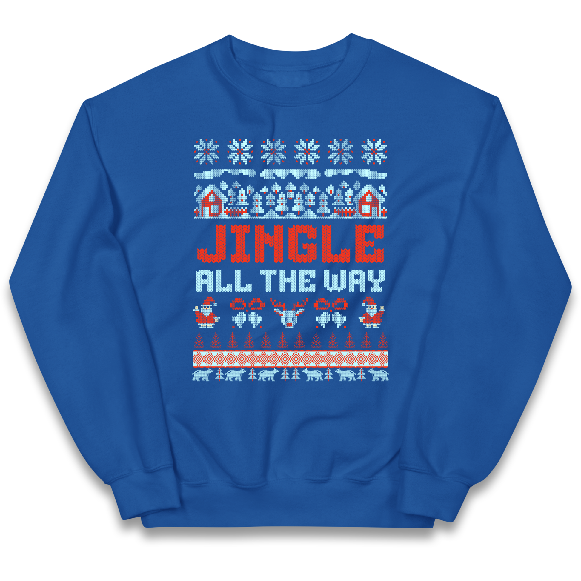 Jingle All The Way Christmas kids sweatshirt