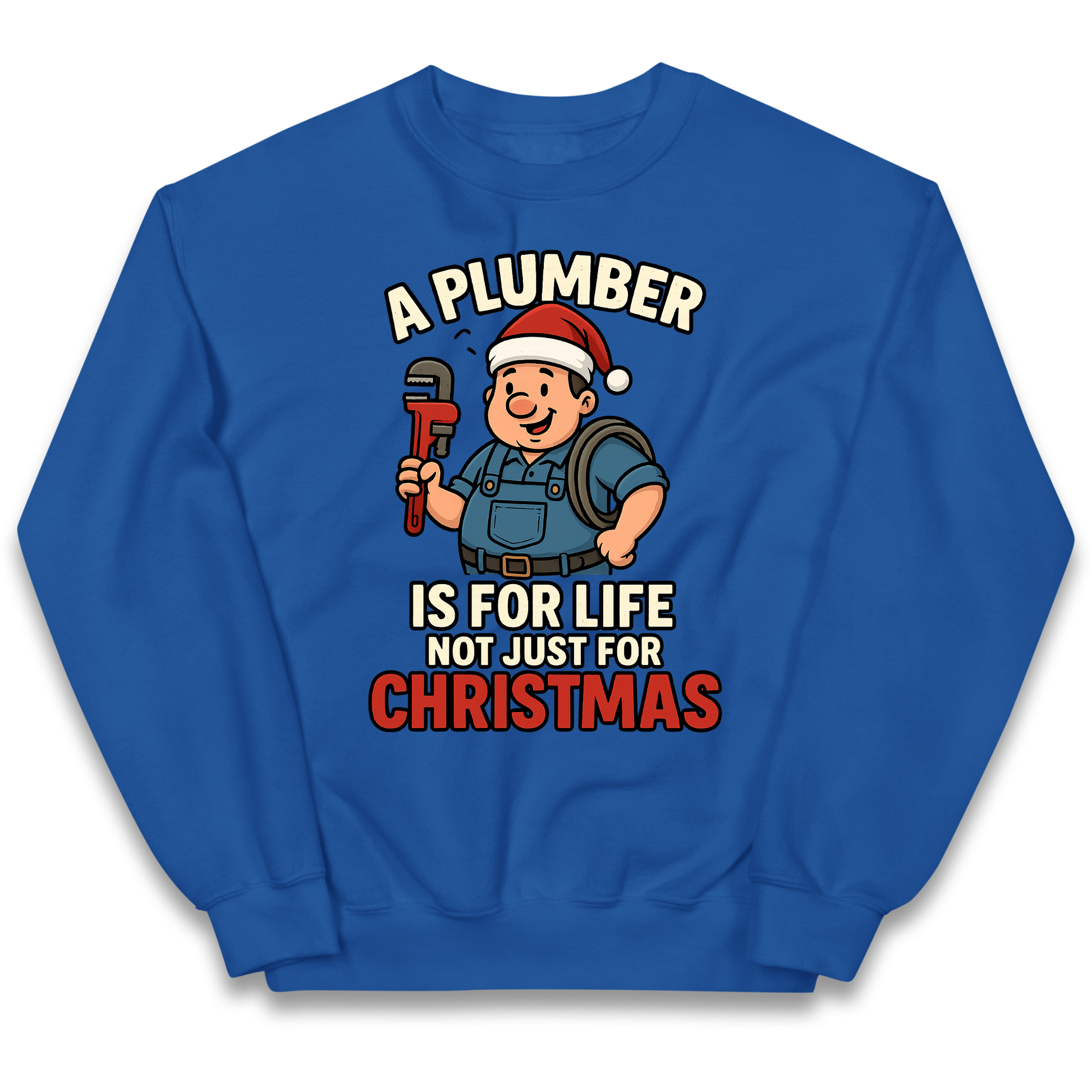 Plumber Christmas Kids Jumper