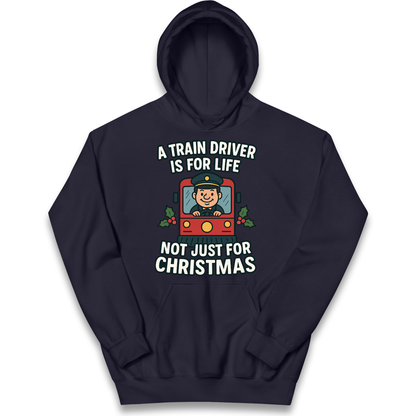Train Driver Christmas Kids Hoodie