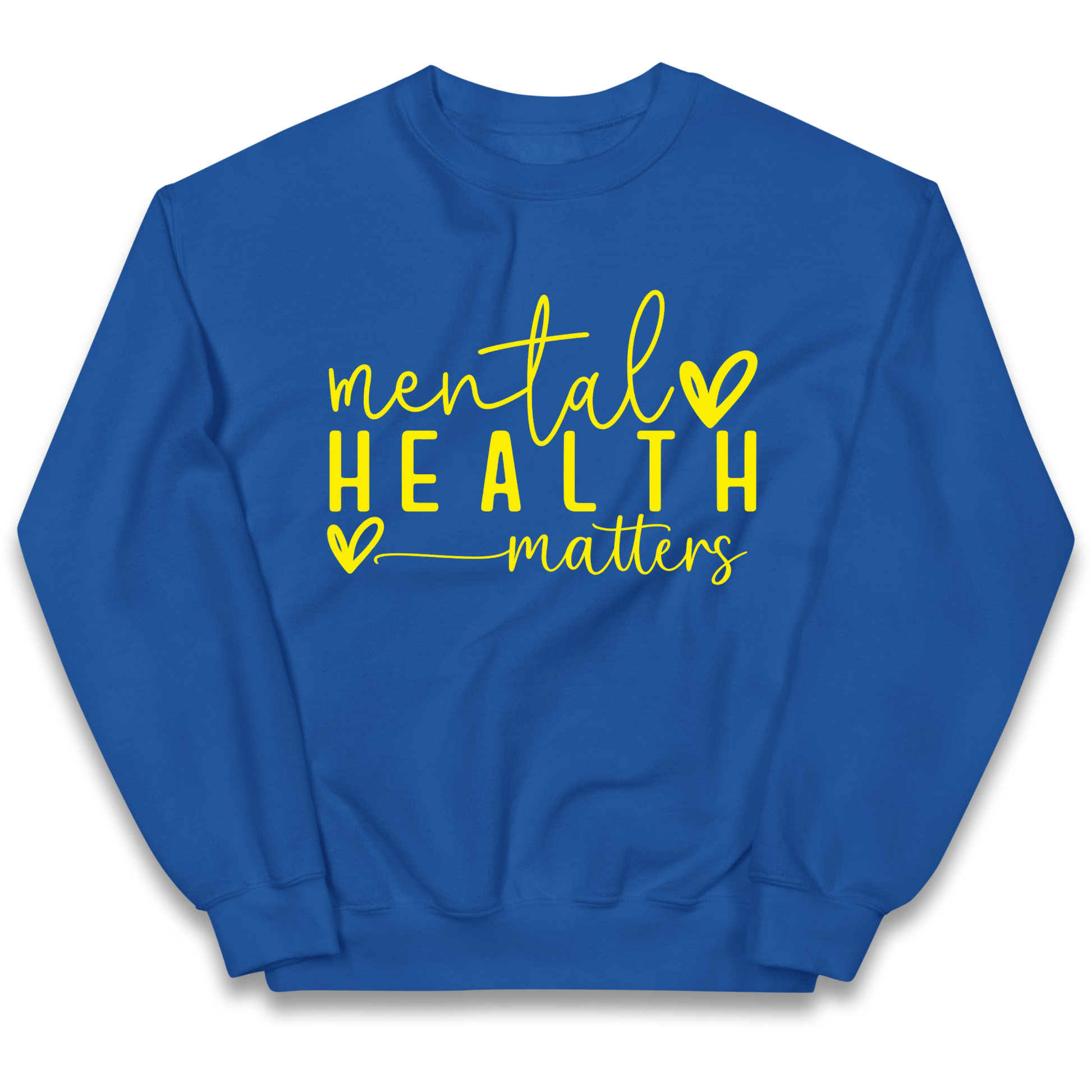 Yellow Mental Health kids sweatshirt