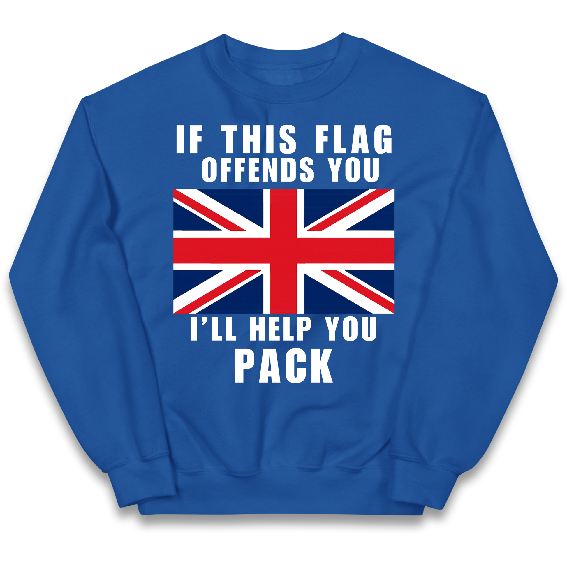 If This Flag Offends You I Will Help You Pack kids sweatshirt
