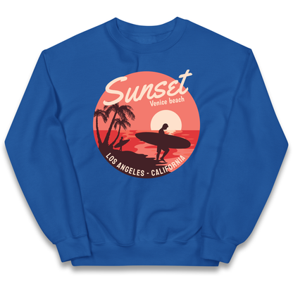 Sunset Venice Beach kids sweatshirt