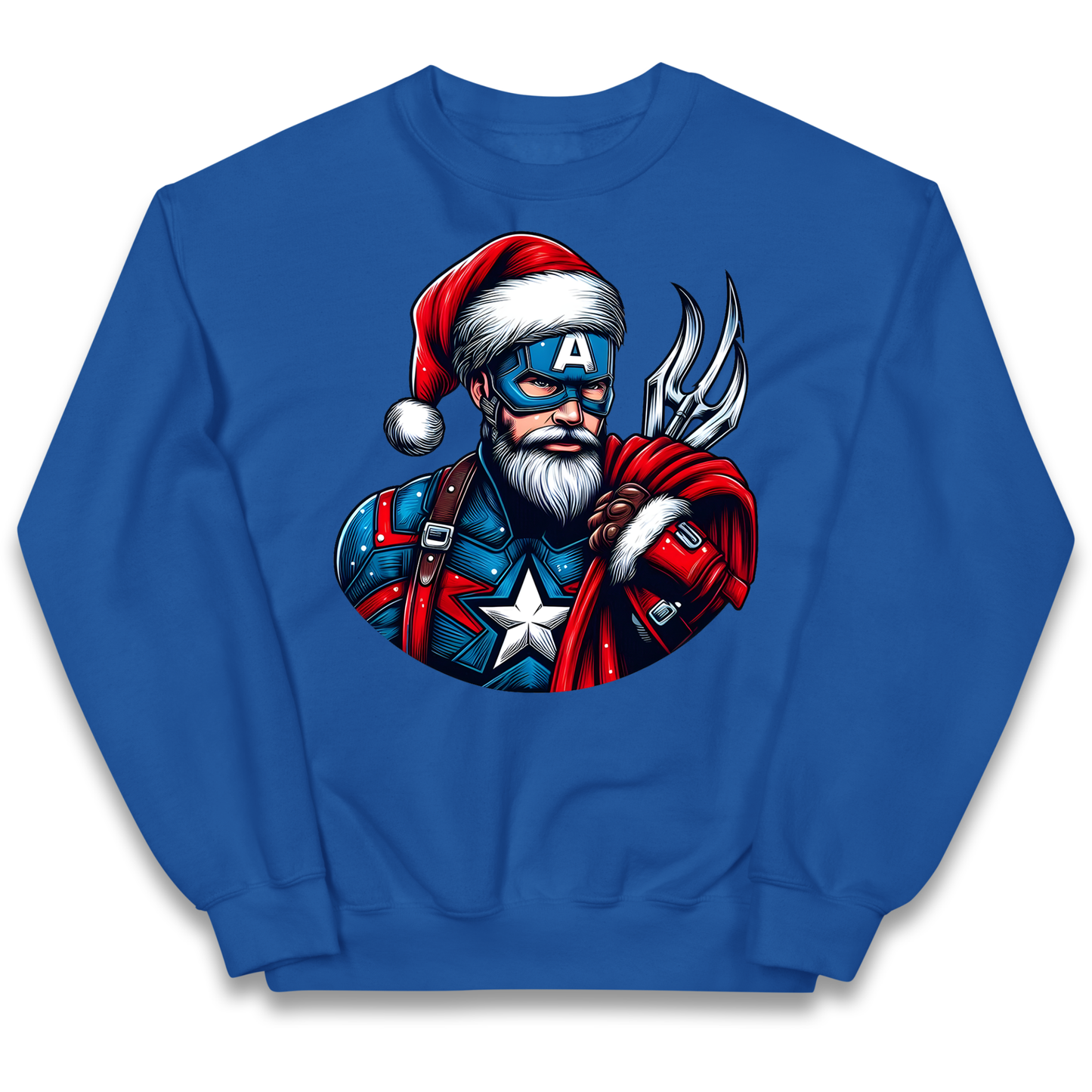 Captain America Santa kids sweatshirt