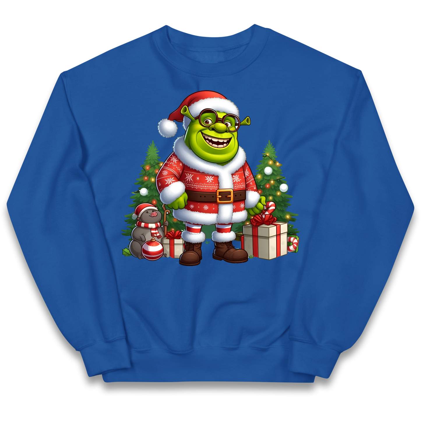 Shrek Santa Claus Presents kids sweatshirt