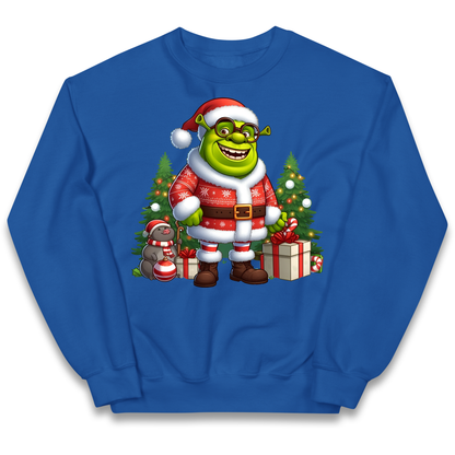 Shrek Santa Claus Presents kids sweatshirt