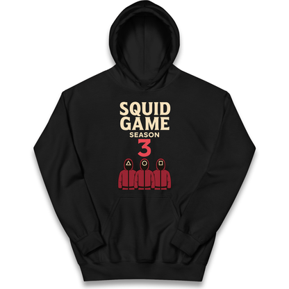 Squid Games Season 3 Kids Hoodie