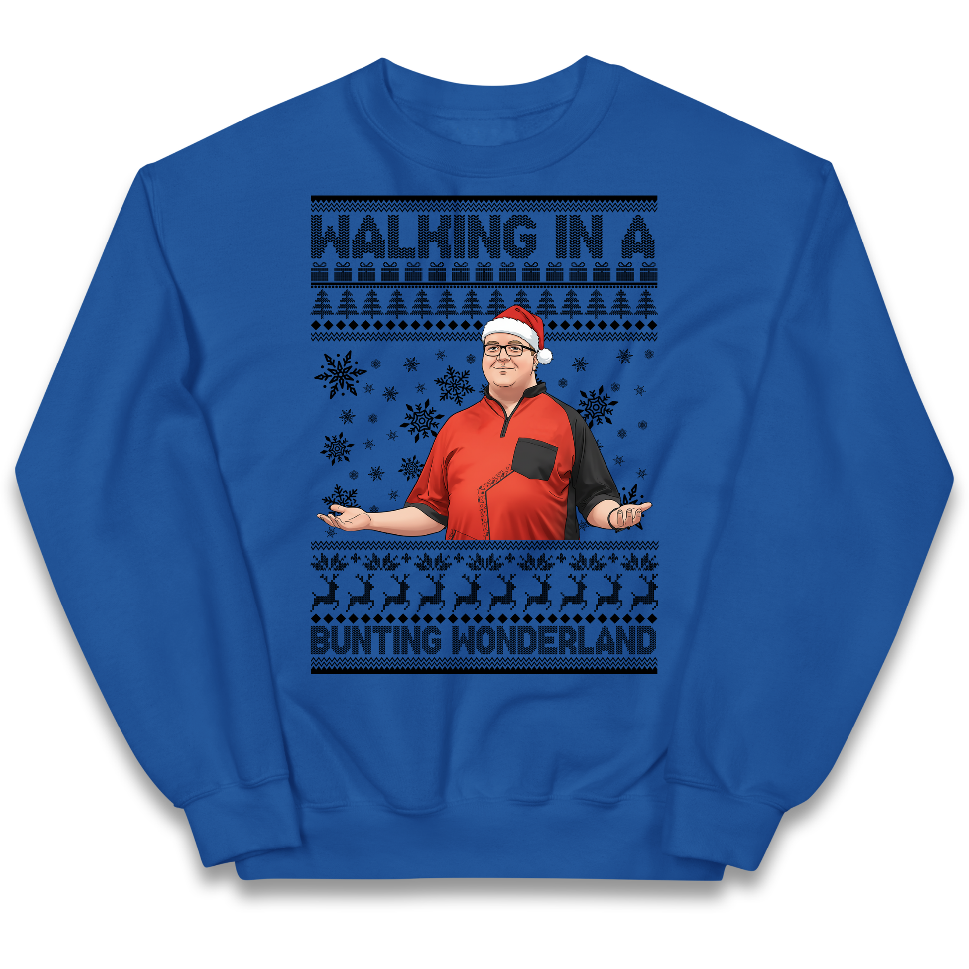 Bunting Wonderland Kids Sweatshirt