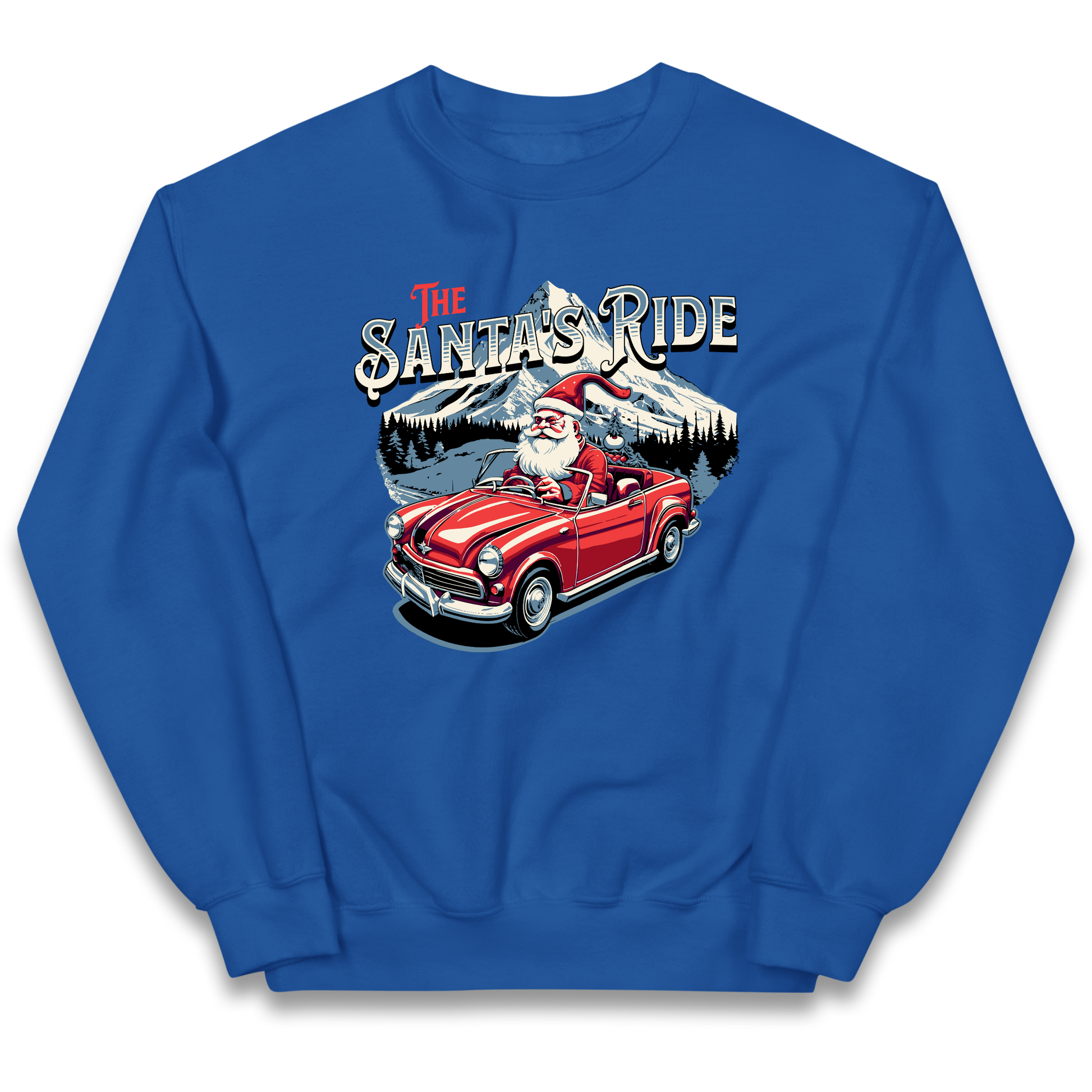 The Santas Ride Christmas kids sweatshirt
