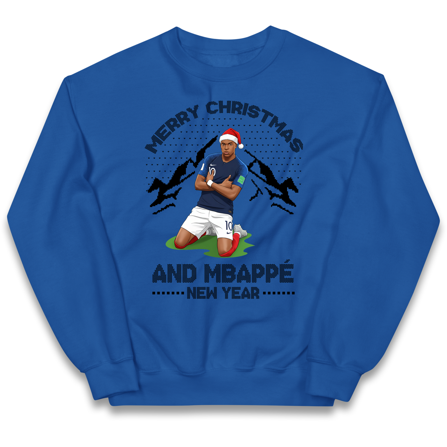 Mbappe Christmas Kids Sweatshirt