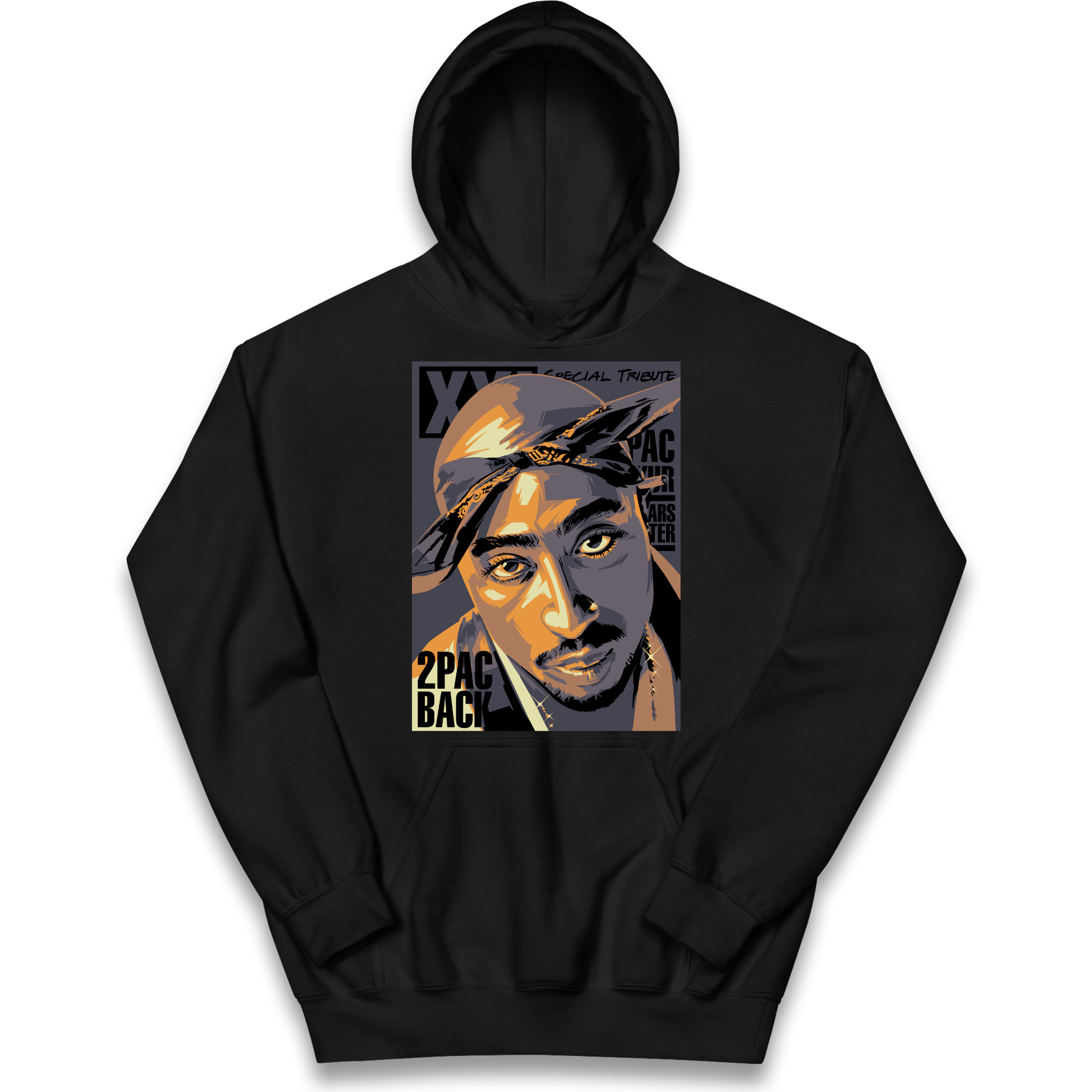 2 Pac Back Kids Hoodie
