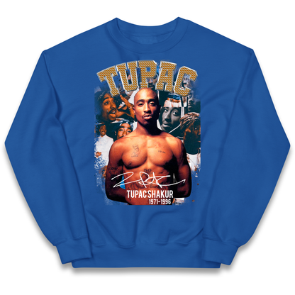 Tupac Shakur 1971 1996 kids sweatshirt