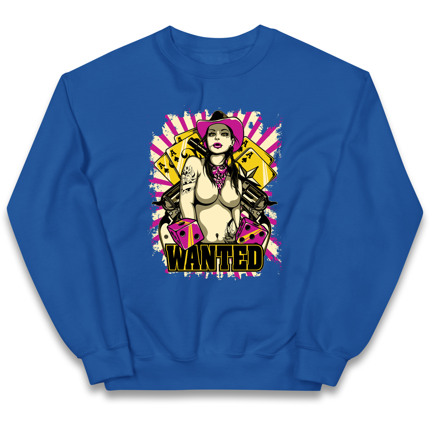 Wanted Ace Of Spades kids sweatshirt