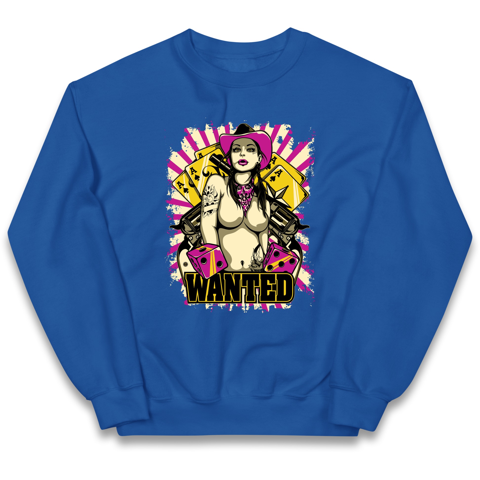 Wanted Ace Of Spades kids sweatshirt