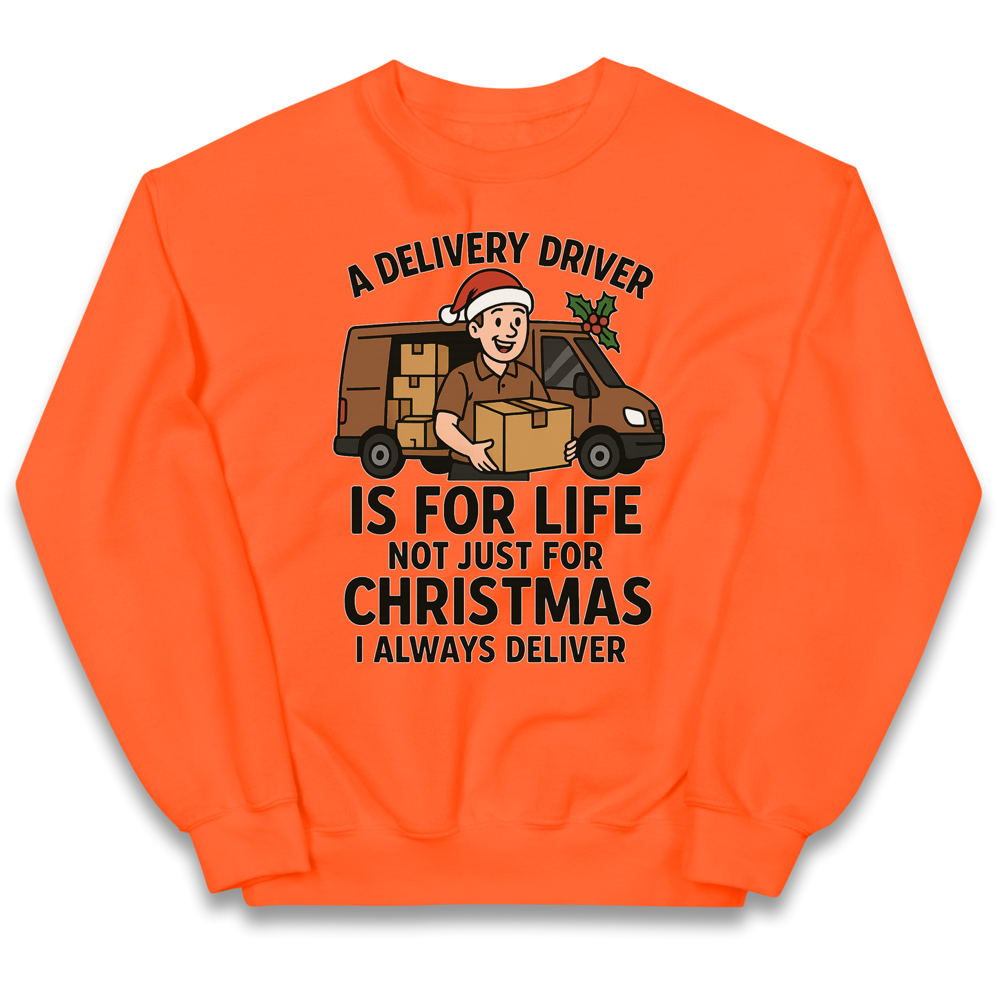 Delivery Driver Christmas Kids Jumper
