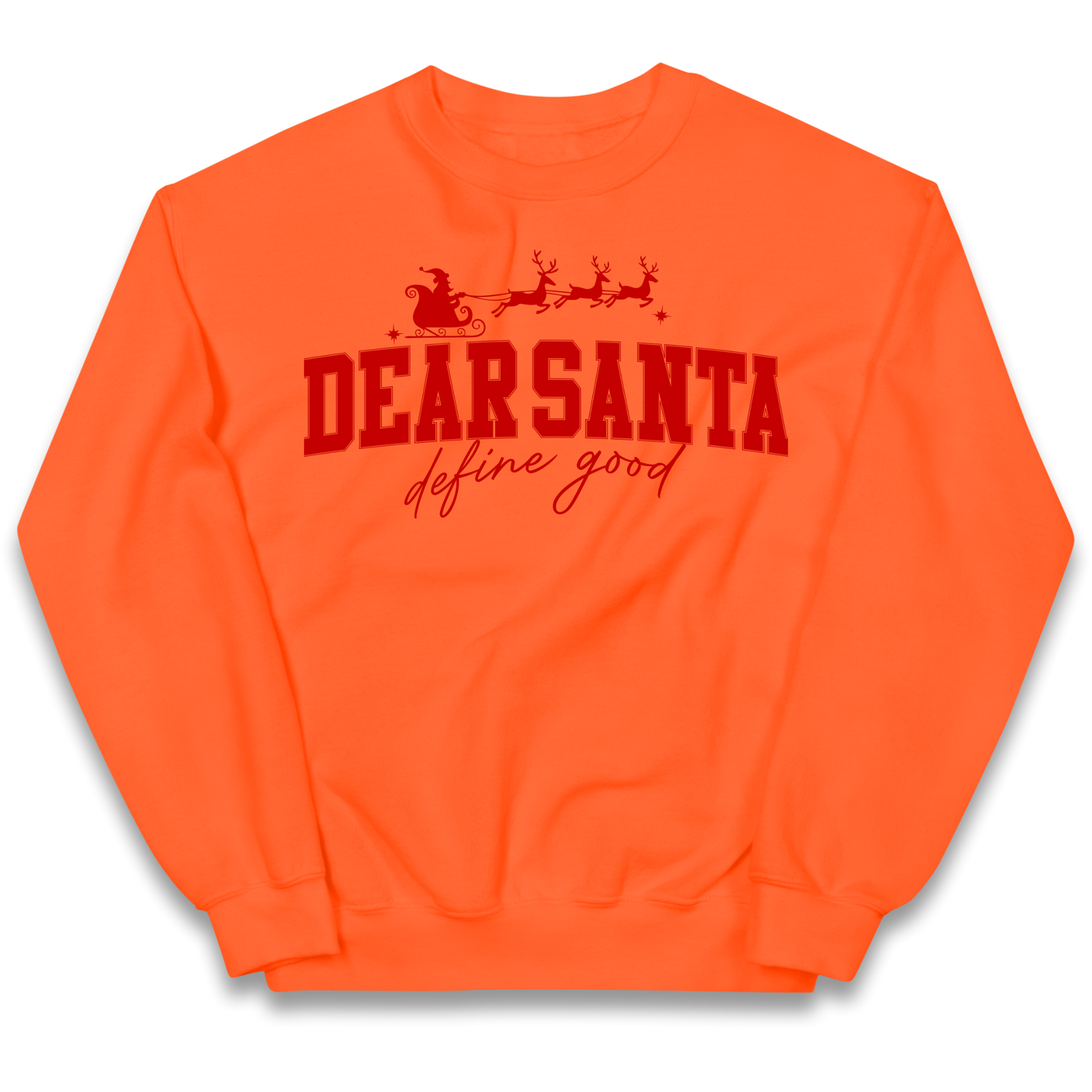 Dear Santa Christmas kids sweatshirt