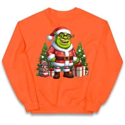 Shrek Santa Claus Presents kids sweatshirt