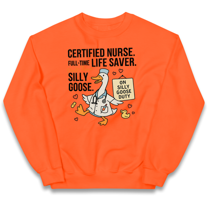 Full Time Nurse Part Time Silly Goose kids sweatshirt